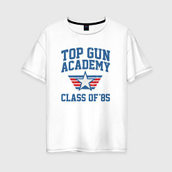 Женская футболка оверсайз TOP GUN Academy Class of 85