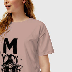 Футболка оверсайз женская METRO EXODUS, цвет: пыльно-розовый — фото 2