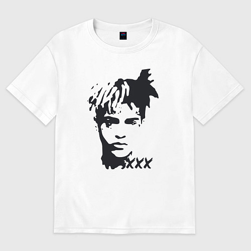 Женская футболка оверсайз XXXTENTACION Look At Me / Белый – фото 1