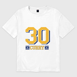 Футболка оверсайз женская 30 Curry, цвет: белый