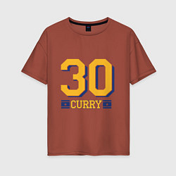Женская футболка оверсайз 30 Curry