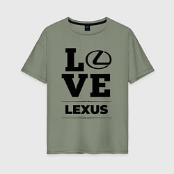 Женская футболка оверсайз Lexus Love Classic