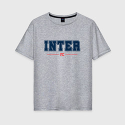 Женская футболка оверсайз Inter FC Classic