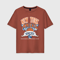 Женская футболка оверсайз NEW YORK KNIKS NBA