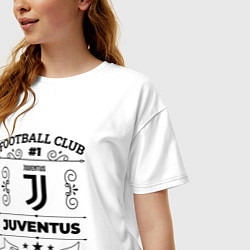 Футболка оверсайз женская Juventus: Football Club Number 1 Legendary, цвет: белый — фото 2