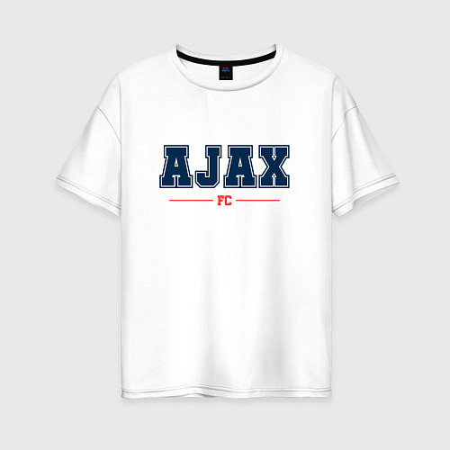 Женская футболка оверсайз Ajax FC Classic / Белый – фото 1