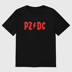 Женская футболка оверсайз PZDC ACDC