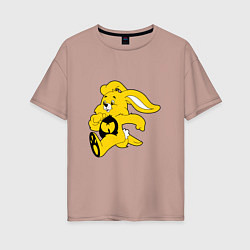 Женская футболка оверсайз Wu-Tang Bunny