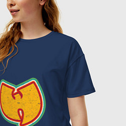 Футболка оверсайз женская Wu-Tang Colors, цвет: тёмно-синий — фото 2