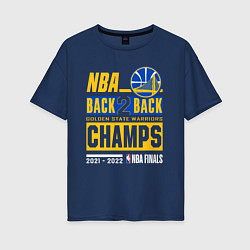 Женская футболка оверсайз GOLDEN STATE WARRIORS NBA CHAMPION