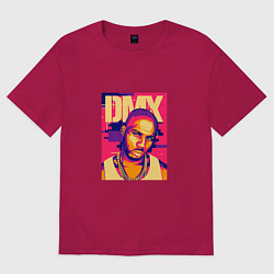 Футболка оверсайз женская DMX Style, цвет: маджента