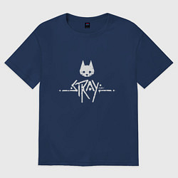 Футболка оверсайз женская Stray Adventure, цвет: тёмно-синий