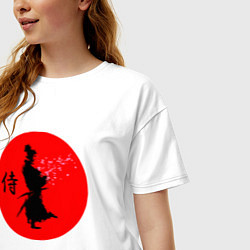 Футболка оверсайз женская Samurai way, цвет: белый — фото 2