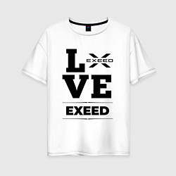 Женская футболка оверсайз Exeed Love Classic