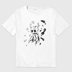Футболка оверсайз женская Hollow Knight game, цвет: белый