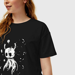 Футболка оверсайз женская Hollow Knight game, цвет: черный — фото 2