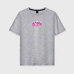 Женская футболка оверсайз Arson ver 2 j-hope BTS