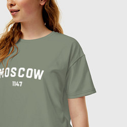 Футболка оверсайз женская MOSCOW 1147, цвет: авокадо — фото 2
