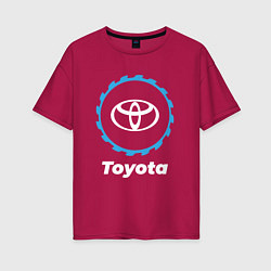 Женская футболка оверсайз Toyota в стиле Top Gear