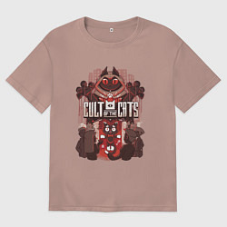 Женская футболка оверсайз Cult Of The Cats