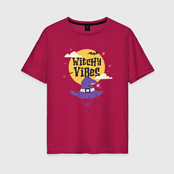 Женская футболка оверсайз Witchy vibes