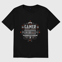 Женская футболка оверсайз Old classic - NES gamer