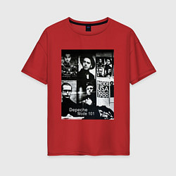 Женская футболка оверсайз Depeche Mode 101 Vintage 1988