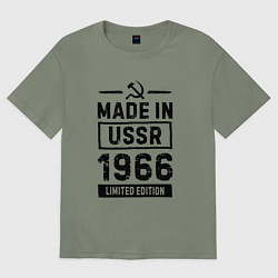 Футболка оверсайз женская Made in USSR 1966 limited edition, цвет: авокадо