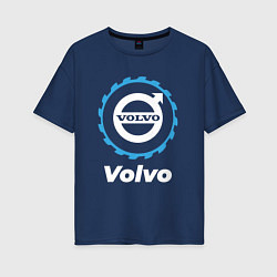 Женская футболка оверсайз Volvo в стиле Top Gear