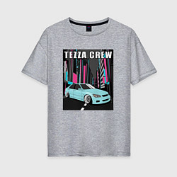 Женская футболка оверсайз Toyota Altezza Tezza Crew