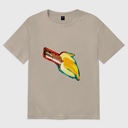 Женская футболка оверсайз Банановый пистолет