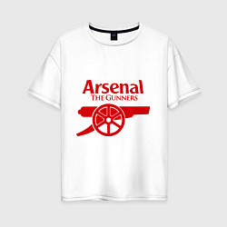 Женская футболка оверсайз Arsenal: The gunners