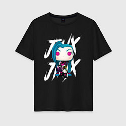 Женская футболка оверсайз Funko pop Jinx