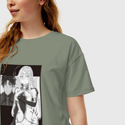 Футболка оверсайз женская Синъэй и Владилена арт - 86, цвет: авокадо — фото 2