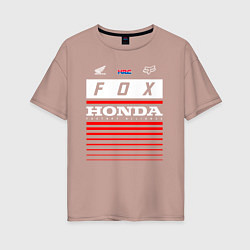 Женская футболка оверсайз Honda racing