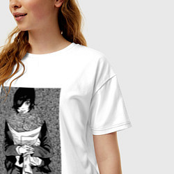 Футболка оверсайз женская Химено, цвет: белый — фото 2