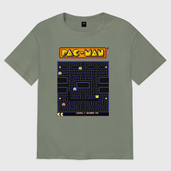 Футболка оверсайз женская Pac-Man на ZX-Spectrum, цвет: авокадо