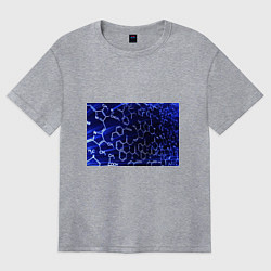 Женская футболка оверсайз Графическая химия