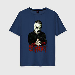 Женская футболка оверсайз Slipknot mask