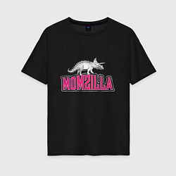 Футболка оверсайз женская Momzilla, цвет: черный