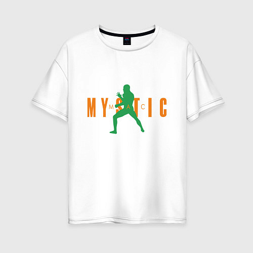 Женская футболка оверсайз Mac Mystic / Белый – фото 1