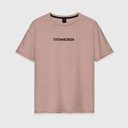 Женская футболка оверсайз Tatianciaga