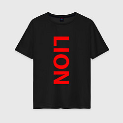 Футболка оверсайз женская Red Lion, цвет: черный