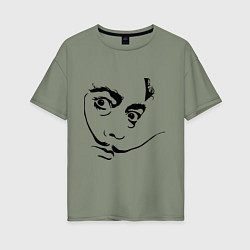 Женская футболка оверсайз Salvador Domingo Felipe Jacinto Dali