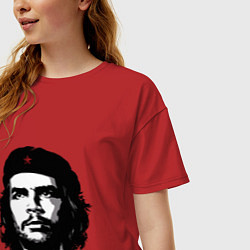 Футболка оверсайз женская Ernesto Che Guevara, цвет: красный — фото 2