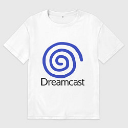 Футболка оверсайз женская Sega dreamcast, цвет: белый