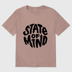 Женская футболка оверсайз DNB состояние души