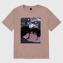 Женская футболка оверсайз Химэно и Аки Хаякава