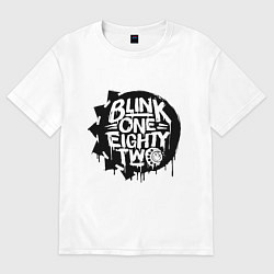 Женская футболка оверсайз Blink one eighty two