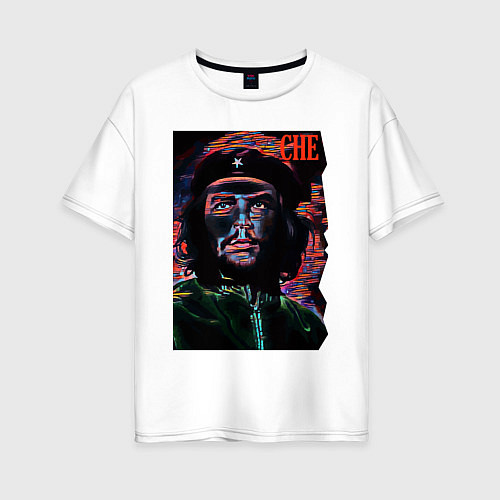 Женская футболка оверсайз Эрнесто Че Гевара - cool dude / Белый – фото 1